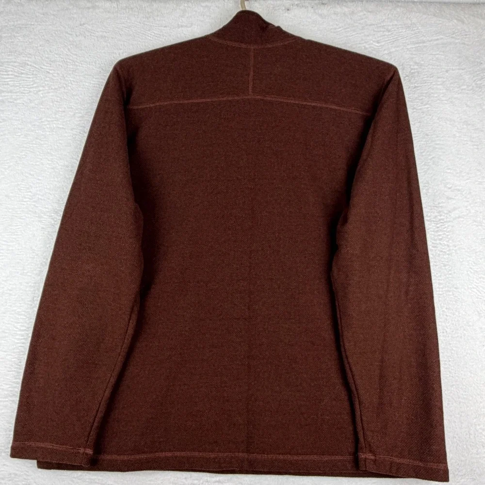 The North Face Pullover Men XXL Brown 1/4 Zip Sweater Fleece NF0A3YR178E